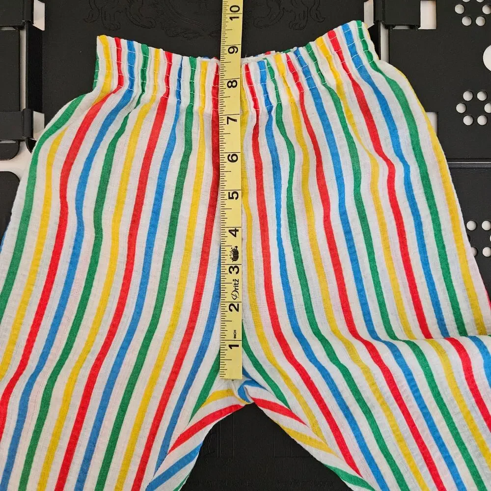 Tom N Jerry Vintage Circus Stripes Kid's‎ Toddler Pajama Set | Size 2